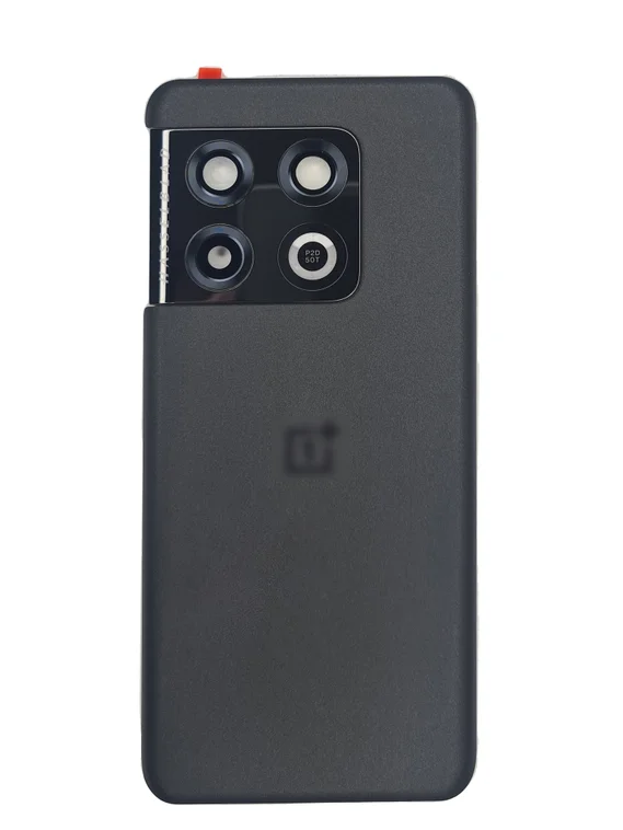 Задняя крышка для OnePlus 10 Pro черная (Volcanic Black) со стеклом камеры