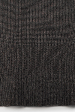 Massimo Dutti Балаклава из смесовой шерсти, темный хаки