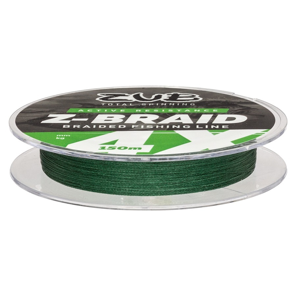 Шнур ZUB Z -BRAID Green 150m 0,14мм