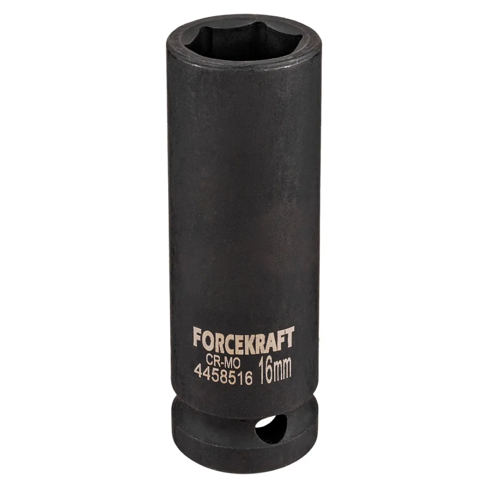 Головка ударная глубокая 16мм (6гр.),1/2'' FORCEKRAFT FK-4458516