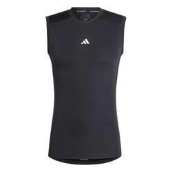 Мужская теннисная футболка Adidas Techfit Training Sleeveless — black