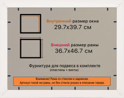 Рамка 29,7x39,7 для постера и фотографий