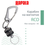 Карабин рыболовный RCD на магнитах, красный