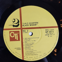 Винтажная виниловая пластинка LP Lalo Schifrin Black Widow (Japan 1976) (Obi)