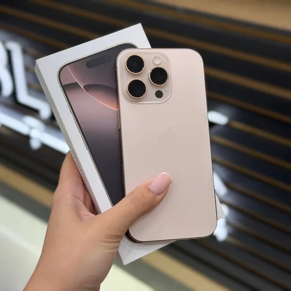 Б/У Телефон Apple iPhone 16 Pro 256Gb 90% Desrt Titanium (J37MQ409D4)