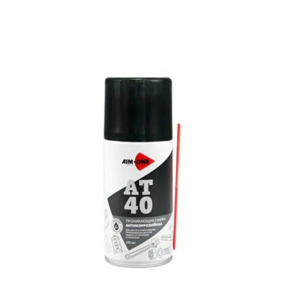 Проникающая смазка антикоррозийная AIM-ONE 100 мл (аэрозоль). AT-40 100ML AD-100