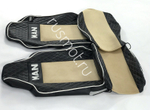 Чехлы Премиум стеганные кожа + аликанте вышивка MAN TGA TGS TGX TGL TGM от 2018 г. 2 РЕМНЯ M34 Польша
