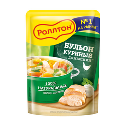 Бульон Роллтон КУРИНЫЙ домашний 90г 1/24