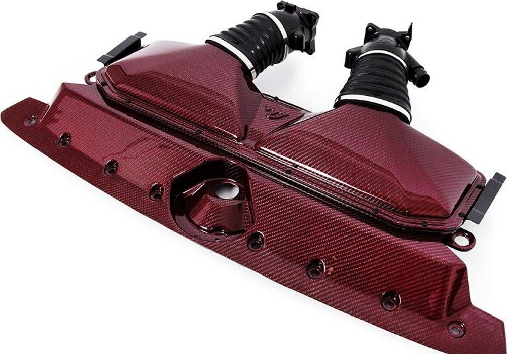 Система холодного впуска Unitronic Audi C8 RS6/RS7 Carbon Fiber Intake System - Red Carbon Kevlar