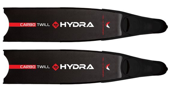Карбоновые ласты Hydra CarboTwill с калошами Leaderfins Forza