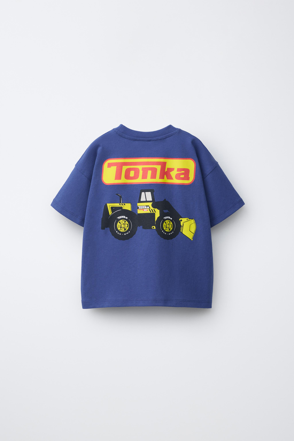 ZARA ФУТБОЛКА С ПРИНТОМ TONKA®, ЯРКО-СИНИЙ