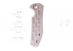 Накладка кастомная для Zero Tolerance 0620 ZT0620 титанфотография - 6