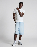 Мужские джинсовые бермуды baggy fit, арт. 1022/180 - BERSHKA