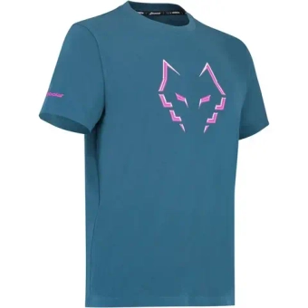 Мужская теннисная футболка Babolat Cotton J.Lebron - legion blue