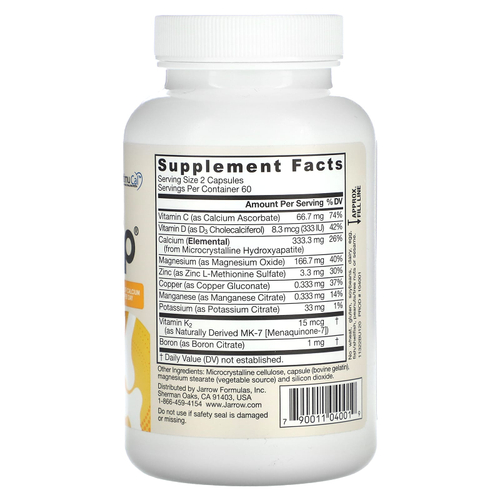 Jarrow Formulas, Bone-Up, 120 капсул