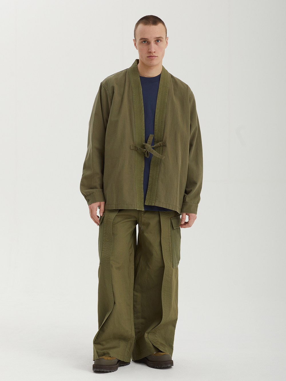 Мужская Рубашка-кимоно Hemp Hanten Shirt Internal Carry Straps