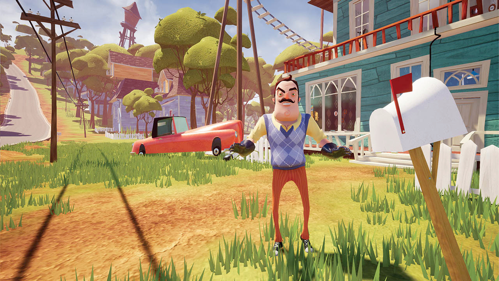Hello Neighbor (Привет Сосед) (картридж для Nintendo Switch, полностью на русском языке)