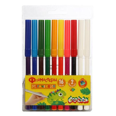 Фломастеры 18 цв. магические 10 шт. (Каляка-Маляка)