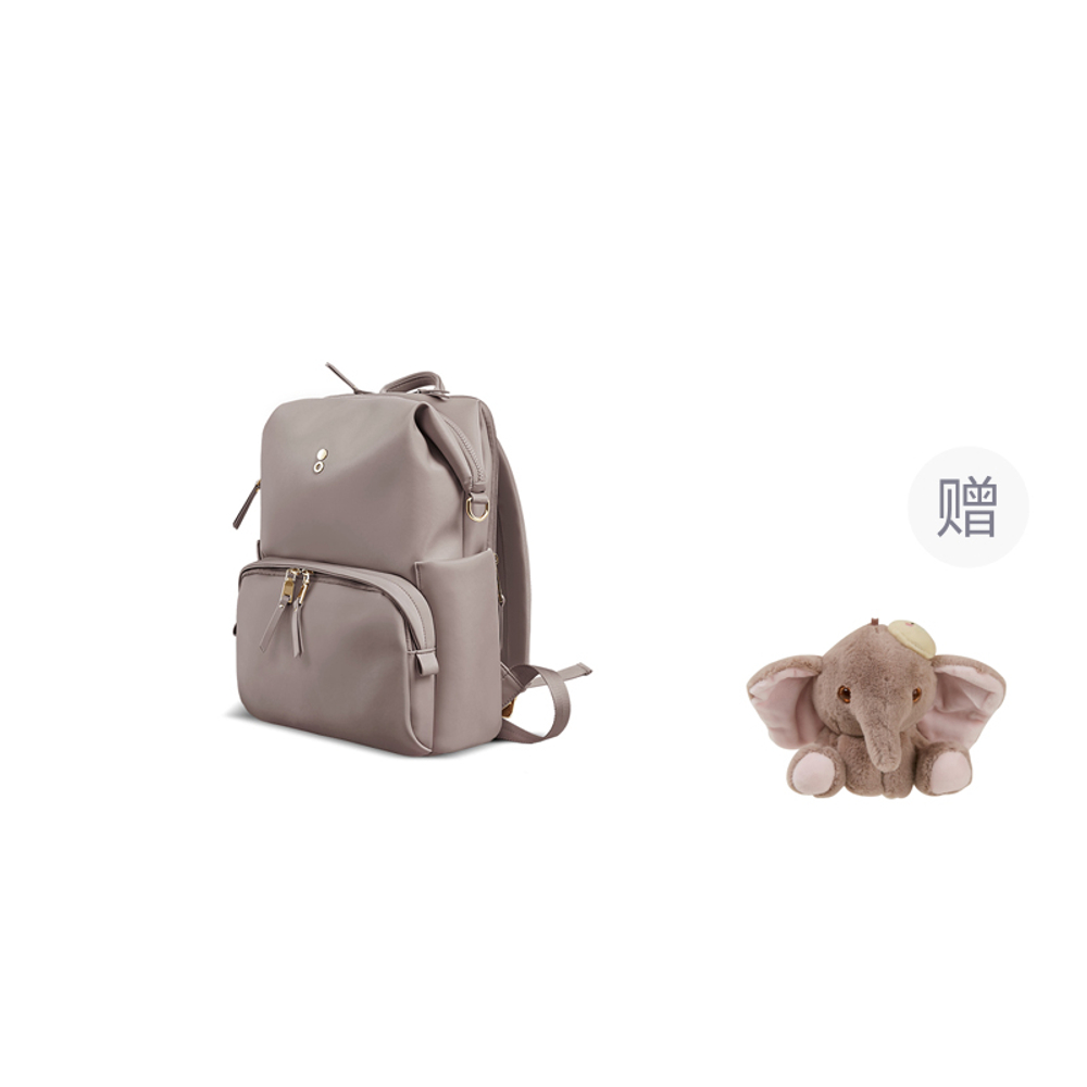 ECHOLAC Fabric Backpack Women"s Gray/Pink/Black/Orange/Lake Green