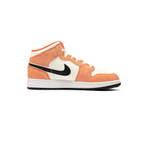 Кроссовки Jordan 1 Mid SE GS "Orange Suede"