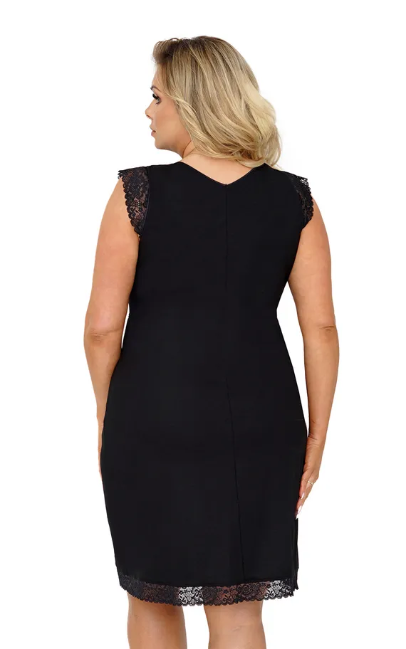 Vera plus nightdress Black