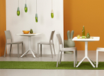 Стол пластиковый обеденный Scab Design Eco Fixed, лен