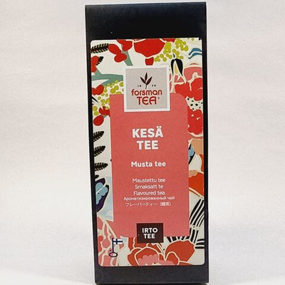 Чай черный листовой FORSMAN KESA TEA "Лето" пряный c добавками 60 г (из Финляндии)