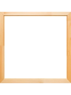 Деревянная рама 60x60 для картин на подрамнике сеч. 40x18