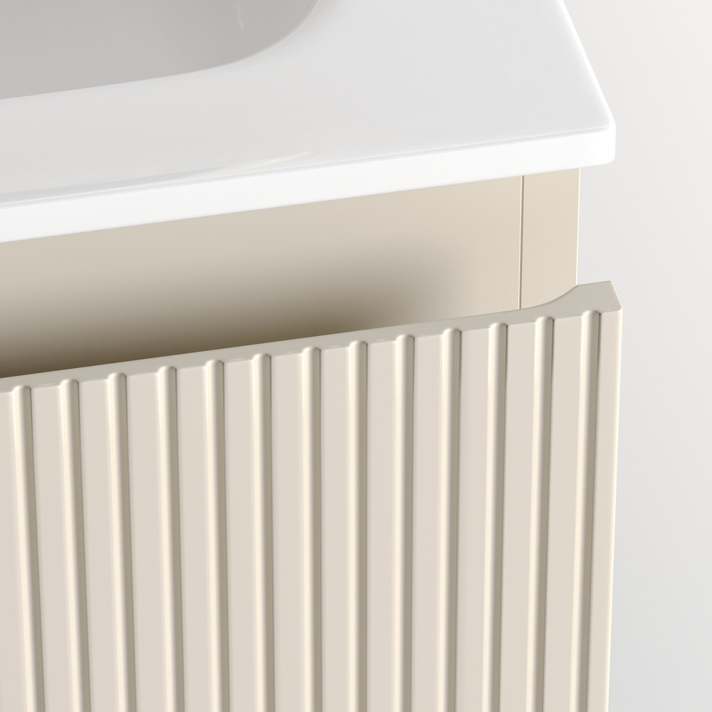 Тумба подвесная под раковину Sancos Snob T правая, Beige Soft 995х445х500, арт. SNT100RCE