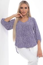 Блуза Флоренция синяя Б10071 LT Collection