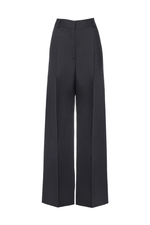“Striped wool trousers” Брюки широкие со складками.