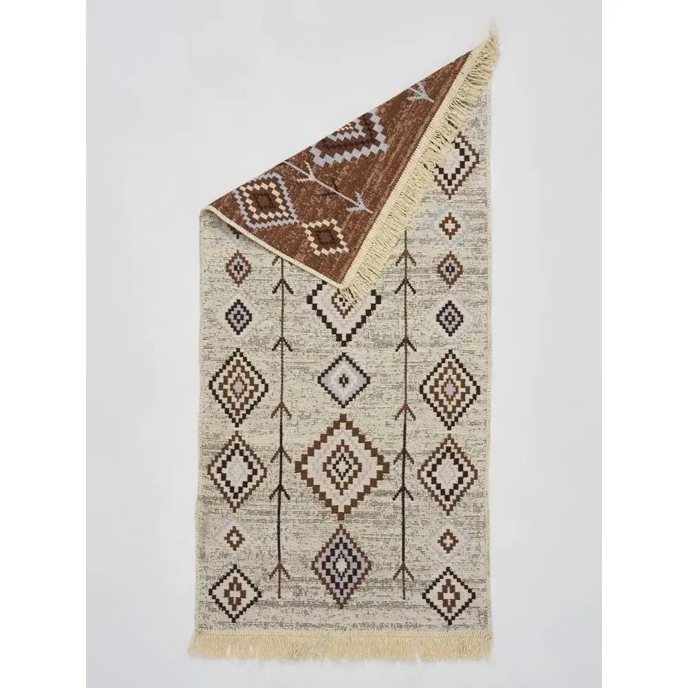 Коврик из хлопка KILIM GOLD 80бежевый серый, Турция 58134
