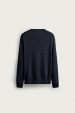СВИТЕР КЛАССИЧЕСКОГО КРОЯ ИЗ ХЛОПКА И ЛЬНА — ZARA · 2142/305