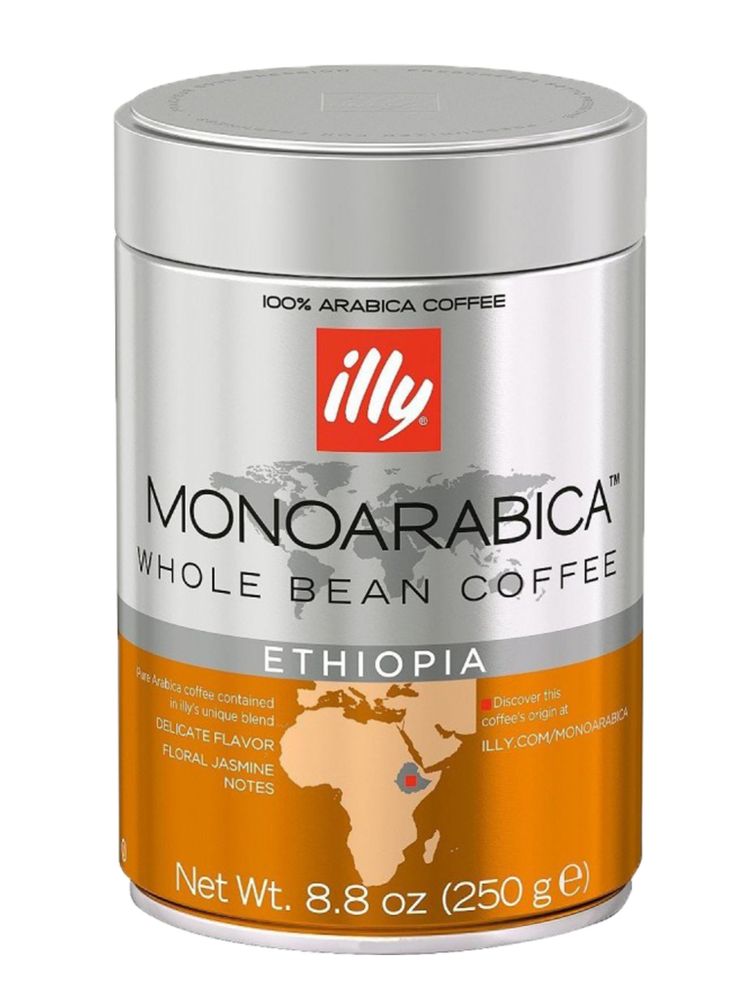 Кофе в зернах ILLY Эфиопия 250 г, 4 шт
