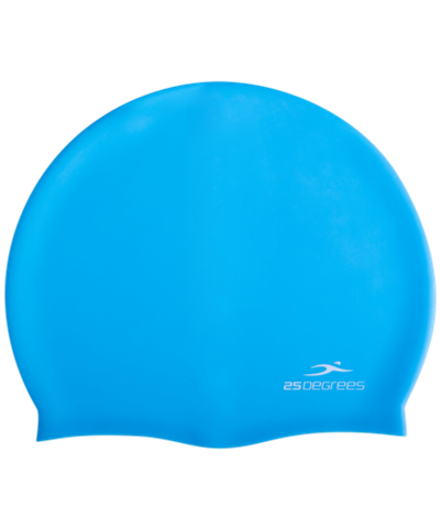 Шапочка для плавания Nuance Light Blue, силикон, подростковый