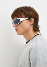 Спортивные очки LiP Typhoon / Gloss White - Black / Zeiss/ PA Polarized / Methane Brown Lens