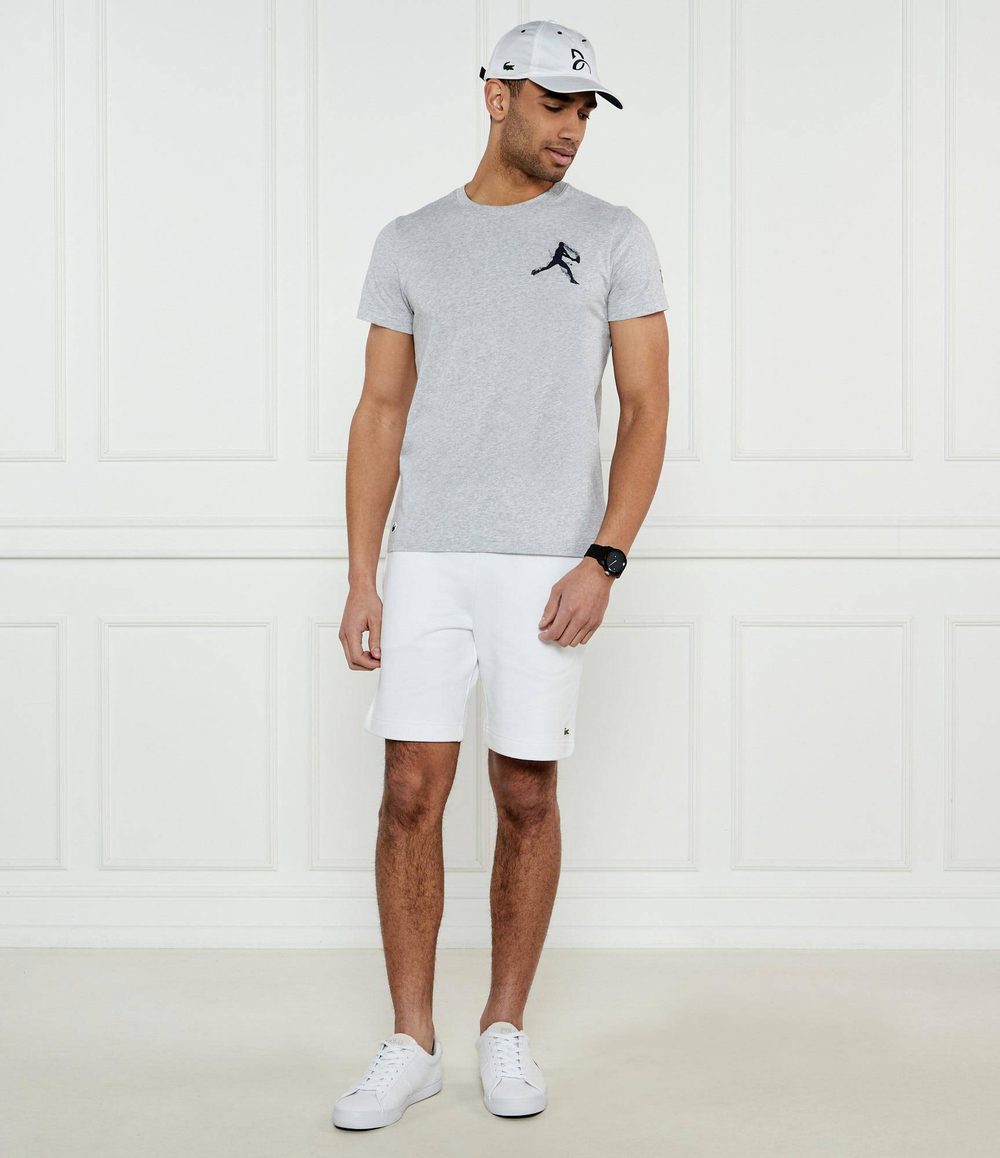 Футболка Lacoste Tennis x Novak Djokovic Lacoste - серый(TH1044)
