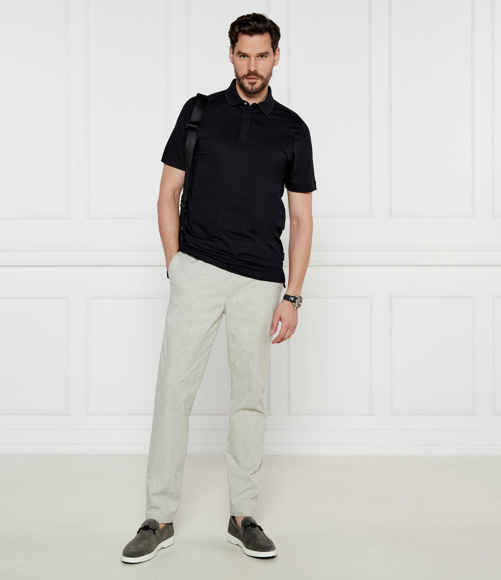 Поло P-Prout 224 BOSS BLACK - черный(50531949)
