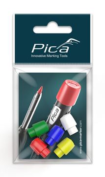 Набор сменных цветных колпачков для разметочного карандаша Pica-DRY PICA-MARKER 55801