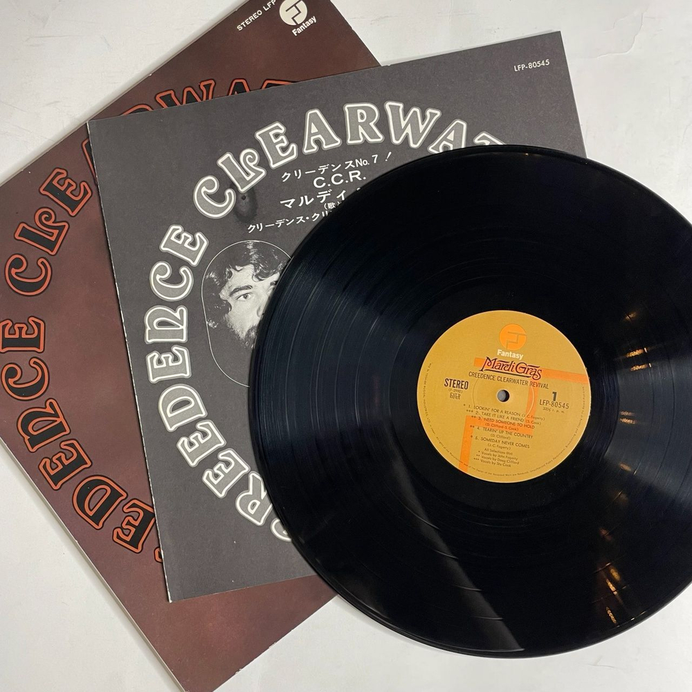 Винтажная виниловая пластинка LP Creedence Clearwater Revival Mardi Gras (Japan 1972) (No Obi)
