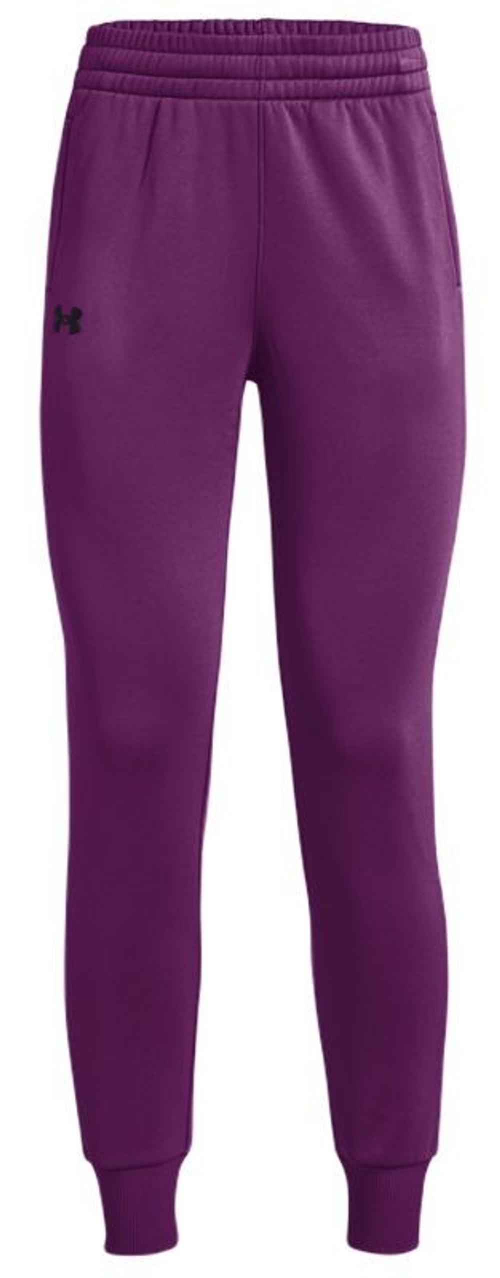 Женские теннисные брюки Under Armour Women's Armour Fleece® Joggers - rivarly/black