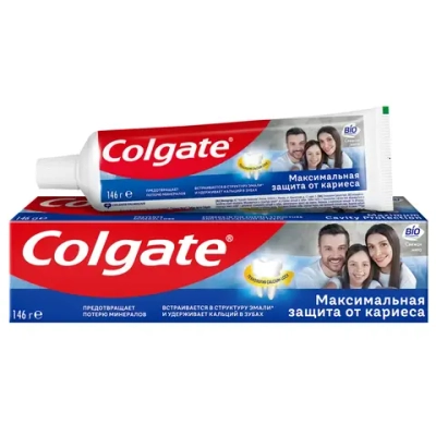 Colgate Зубная паста Максимальная защита от кариеса свежая мята 100мл