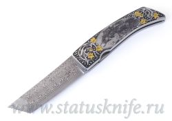 Нож Paolo Gidoni Engraver Erik Ansaldi Samuraiфотография - 1