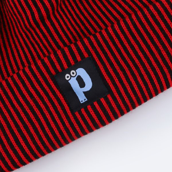 Шапка Postaments Stripes (black/red) артикул: - купить в магазине Дайс