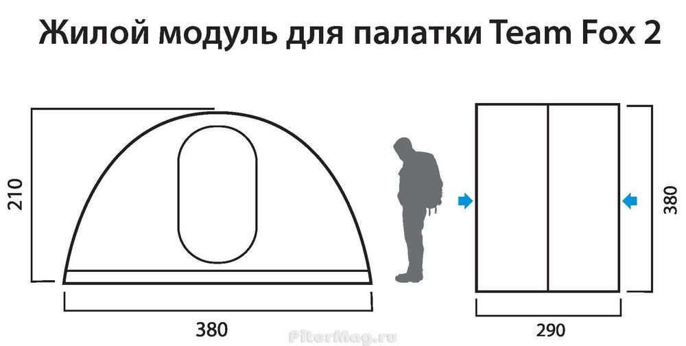 Жилой модуль для Team Fox Light