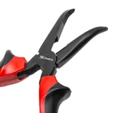 Длинногубцы изогнутые Black Nickel, 160 мм, двухкомпонентные рукоятки Matrix — фото 5