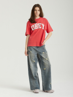 Женская Футболка Obey Collegiate Fill
