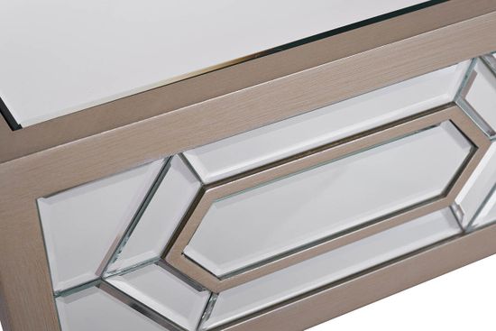 KFG045 Консоль зеркальная 120*35*80см цвет шампань