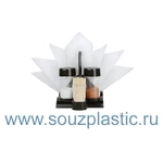 Набор для специй РОНДО/черный