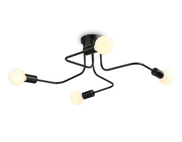 Потолочный светильник в стиле лофт 4*Е27 TR8022/4 BK чёрный Traditional Ambrella